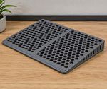 3D printed vented laptop riser.