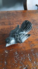 Small 2" soapstone Grey carved Bird Home Decor TAG AT BOTTOM OF BIRD