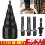 50mm Firewood Drill Bit Conical Log Splitter Cone Split Woodworking Tool 2023