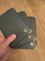 Rolex Vintage Leather Passport Holder / Cover