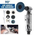 90 Degree 1/4" Air Angle Die Grinder Pneumatic Grinding Machine Cut Off Polisher