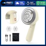 Fabric Shaver Rechargeable 6-Leaf Blades Clothes Lint Remover
