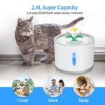 Pet Water Fountain Cat/Dog Drinking Dispenser USB Powered 2.4L Automatic