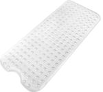 Non-Slip Bath Mat Extra Long 40x100cm 200 Suction Cups Blue - Generic