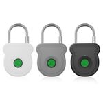 ABS Smart Padlock Keyless Door Lock Portable Fingerprint Lock