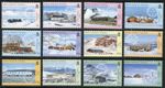BRITISH ANTARCTIC TERRITORY  2003  RESEARCH BASES & POSTMARKS  SET OF 12   MNH