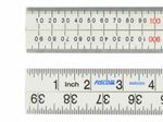 Fisco XFB1ME White Nylon Folding Measuring Rule 1 Metre 1M 3ft 39" 201512