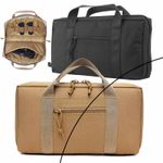 Tactical Pistol Case Padded Handgun Gun Range Bag with Magazine Storage Holder