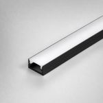 LED Mini Aluminium Profile Surface Channel w/ Cover, End Caps LEDBRITE 2M/6.6FT