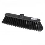 Broom Head Only - Black 33x15x10cm Plastic Replacement Sweeping Head