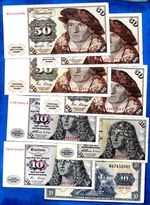 Rare Federal Germany Banknotes - Choose a banknote