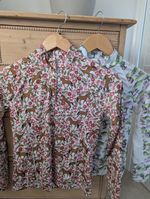 Ariat AriatTEK Girls Equestrian Long Sleeve 1/4 Zip Top Horse Print X2 (Age 10)