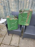 French military 2 X Large 1954 Jerry Cans With Embossed FFA on Side