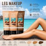 WITH BRUSH MIRACLE DE PARIS LEG MAKEUP, MIRACLE DE PARIS BODY COVERAGE PERFECTOR