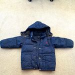 Polo Ralph Lauren Boys Navy Hooded Down Puffer Zip Jacket 4T Autumn/Winter