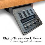 Elgato Stream Deck Plus + Sliding Under Desk Mount