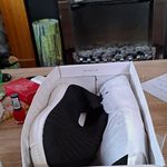 Men’s Slip On Low Top Trainers Sneakers UK 9 Black White New with Box