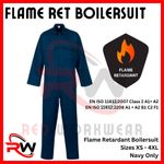 Flame Retardant Welders Overall Boilersuit Navy XS - 4XL