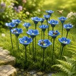 3pcs Flower Shaped Bee Feeder Drinking Cup Bee Waterer Butterfly Water Station