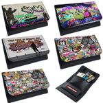 Personalised Tobacco Pouch Graffiti Rolling Baccy Wallet Smoking Gift Music Art