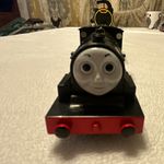 Thomas & Friends Rare Donald Engine with Coal Tender & 2 Grey Wagons not working