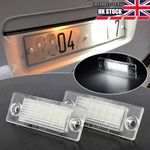 2x For VW Transporter T5 Caddy Touran Multivan LED Licence Number Plate Lights