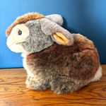 Steiff Knopf im Ohr Rabbit Plush Soft Toy Grey & Brown Small 15-35cm