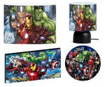 AVENGERS b CEILING SHADE, TOUCH LAMP, WALL ART, CLOCK or BUNDLE