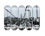 GX1000 Michael Jang Bridge Collection San Francisco Skateboard Deck wall art