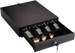 Cash Register Till Drawer Money 4 Bills 5 Coins Removable Tray Safe Key Lockable