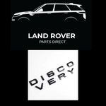 2x Land Rover Discovery Sport Bonnet/Boot Gloss Black Badges WITH STENCIL