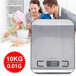 Digital 10kg Kitchen Scales Electronic Food Weight Balance LCD Postal Scale new