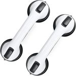 Suction Grab Bars 2 Pack Shower Handle Bathroom Safety Support No Drill