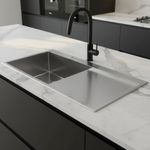 Prestige 1050D Inset Kitchen Sink Single Bowl Stainless Steel