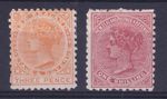 New Zealand, QV, 1895 - 1900 x 2 MM Stamps. 1s SG235, 3d SG240. Cat £195.