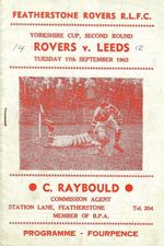 Featherstone v Leeds - 1963/64 Yorkshire Cup