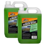 Armor All High Performance Screenwash 2 x 5L Effective to -10°C Electric Cars