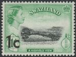 Swaziland 1961 1c on 1d SG 66 Mnh.