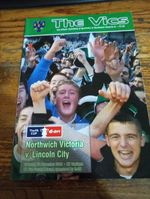 Northwich Victoria V Lincoln City FA Cup 2nd Round 2009 Football Program