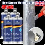 4PACK Metal Repair Paste AB Casting Repair Glue Industrial Heat Cold Weld 50ml