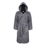 Thistle Egyptian Cotton Luxury Soft Bathrobe Dressing Gown Hooded