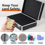 48-Slot Grading Card Case Storage Box for 35-100PT Graded Card Collection Holder