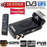 TEKNIKAL HD Scart Freeview Receiver & Recorder Set Top Box 4 Digital TV Channels