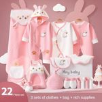 Newborn Gift Set Box Baby Clothes 100% Cotton