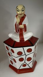 Etling Paris Art Deco Box & Cover Armand Godard Rare