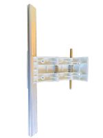 Roller Garage Door Locking Hinge  Straps Profile 55mm Auto Lock x3