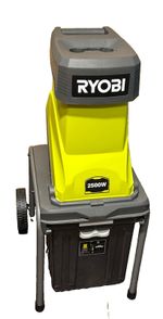 Ryobi 2500W Garden Shredder Wood Chipper Roller Crusher