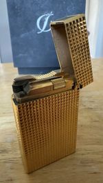 Vintage Collectable Gold Plated Lighter Made By S.T. Dupont