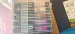Chameleon Dual Colour Marker Pen Set, Multicolour Mixed Ink, Storage Case x 4