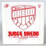 Judge Dredd Metal Badge 1:1 Replica 2000 AD Planet Replica 2018 by Jock (SEALED)